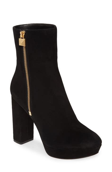 michael kors boots frenchie|Michael Michael Kors Frenchie Platform Booties .